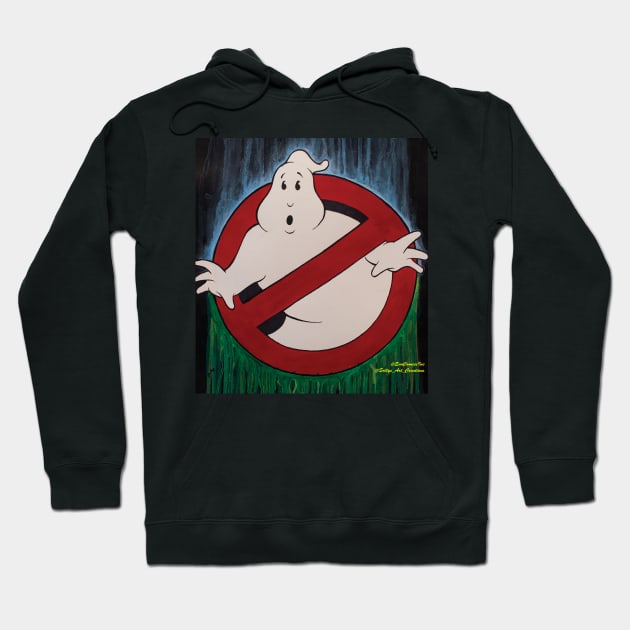 Ghostbusters Logo Water Colors Hoodie by EvoComicsInc